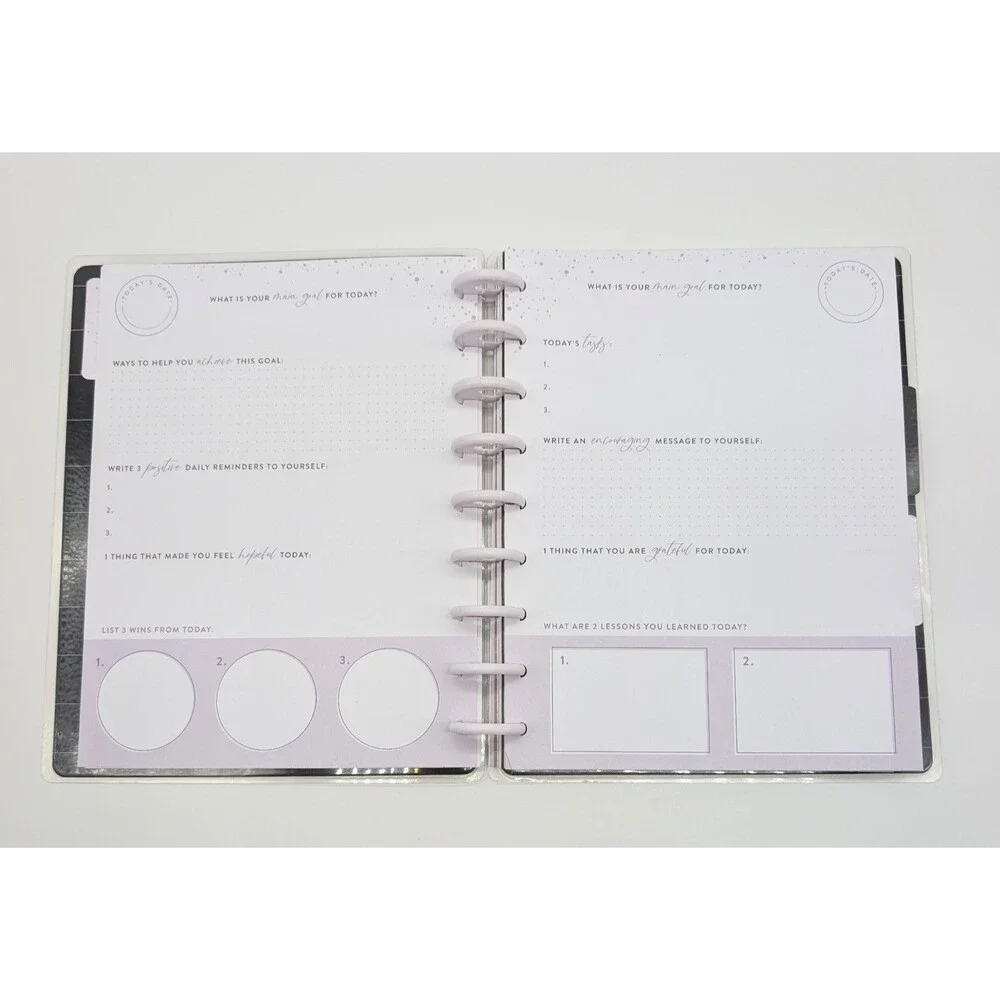 Happy Planner Black Believe In Yourself Inspirational Self Care